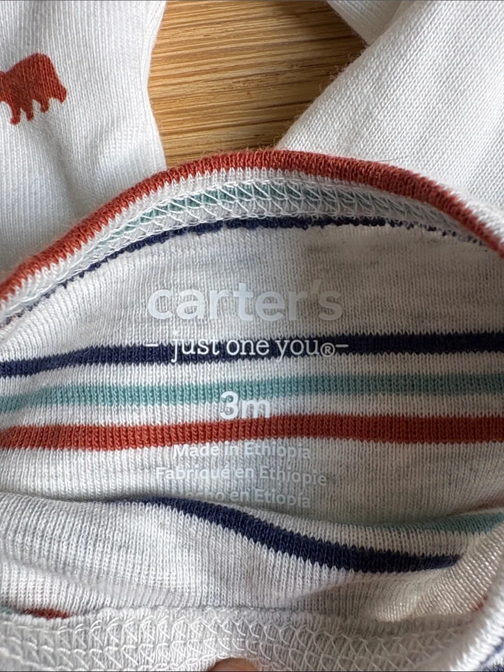 CARTER’S | Navy, White & Multi-Stripe Long-Sleeve Baby Bodysuit 3-Pack